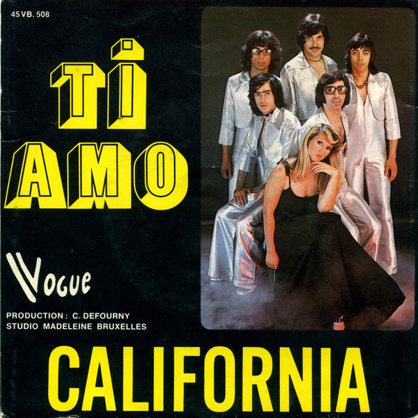 California (4) : Ti Amo (7", Single)