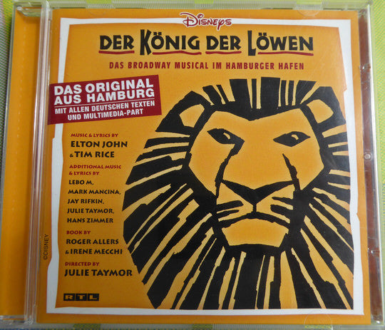 Various : Disneys Der König Der Löwen (Das Broadway Musical Im Hamburger Hafen) (CD, Album, Enh)