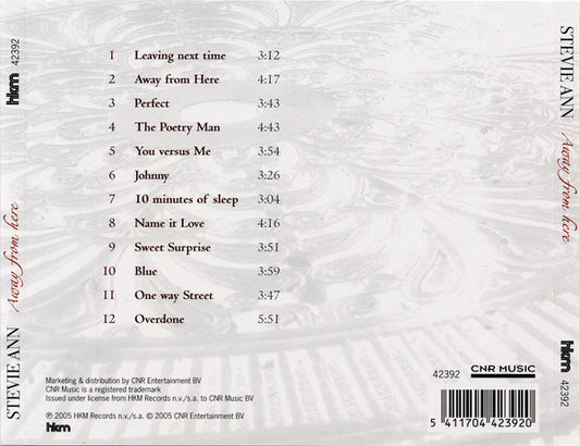 Stevie Ann : Away From Here (CD, Album)