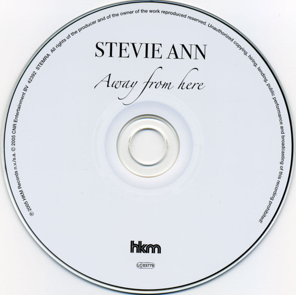 Stevie Ann : Away From Here (CD, Album)