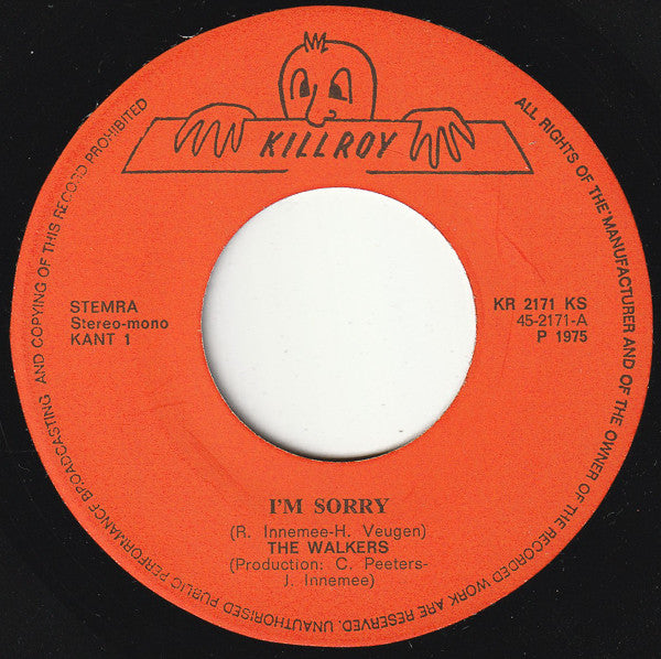 The Walkers (2) : I'm Sorry (7", Single)