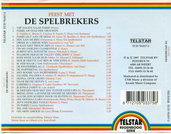 De Spelbrekers : Feest Met De Spelbrekers (CD, Album)