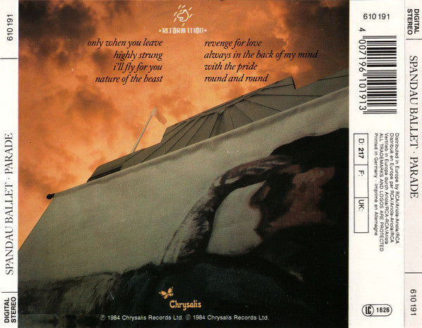 Spandau Ballet : Parade (CD, Album)