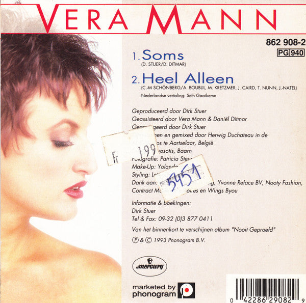 Vera Mann : Soms (CD, Single)
