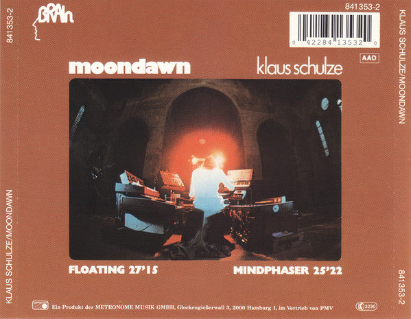 Klaus Schulze : Moondawn (CD, Album, RE)