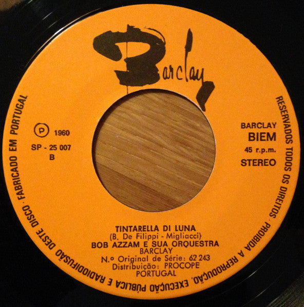 Bob Azzam Et Son Orchestre : Mustapha (7", Single)