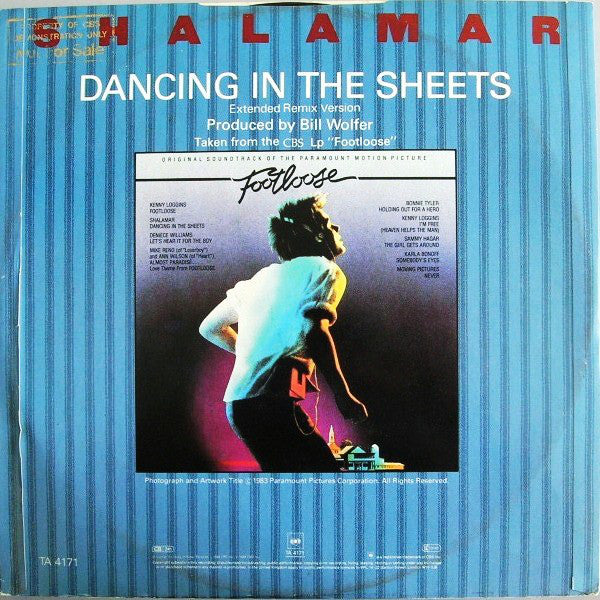 Shalamar : Dancing In The Sheets (12")