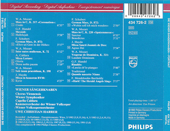 Die Wiener Sängerknaben - Uwe Christian Harrer : Portrait (CD, Comp)