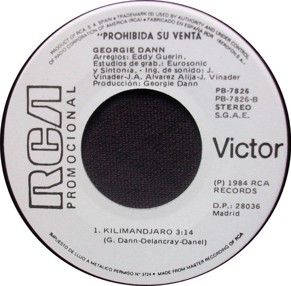 Georgie Dann : Baraka (7", Single, Promo)