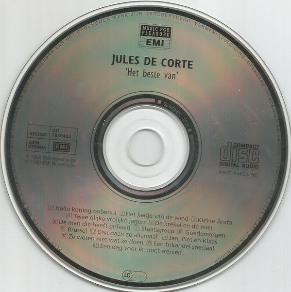 Jules De Corte : Het Beste Van (CD, Comp)