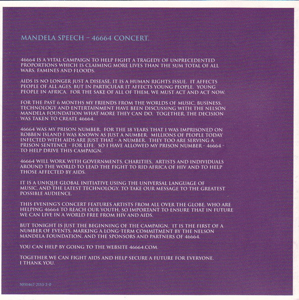 Various : 46664 (Part 3 Amandla) (CD, Album)