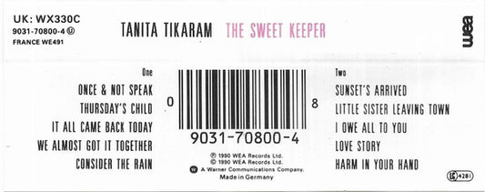 Tanita Tikaram : The Sweet Keeper (Cass, Album)