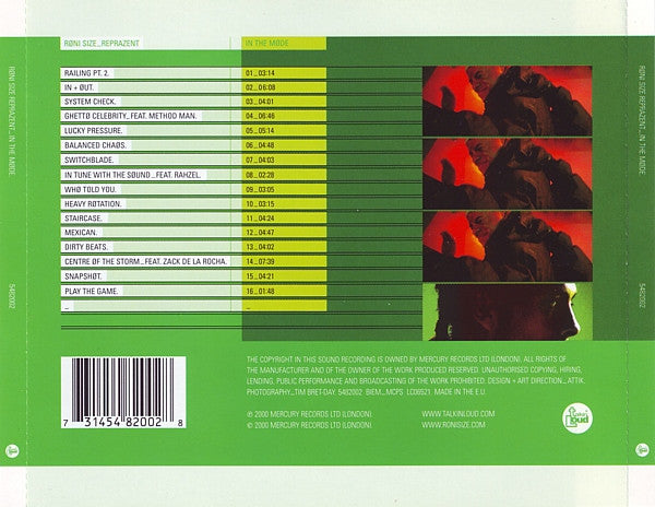 Roni Size / Reprazent : In The Mode (CD, Album)