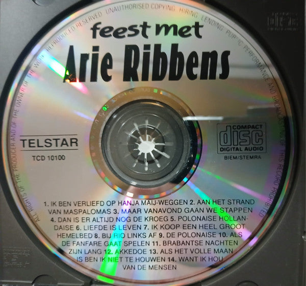 Arie Ribbens : Feest Met Arie Ribbens (CD, Comp)