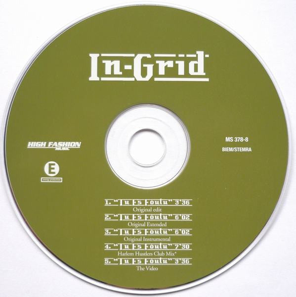 In-Grid : Tu Es Foutu (CD, Maxi, Enh)