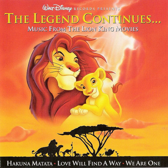 Various : The Legend Continues... (Music From The Lion King Movies) (CD, Promo, Jew)