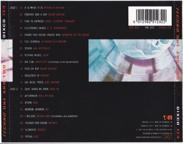 Various : Techno One And Two (Electronic Dance) (CD, Comp, RE + CD, Comp, RE + Comp)