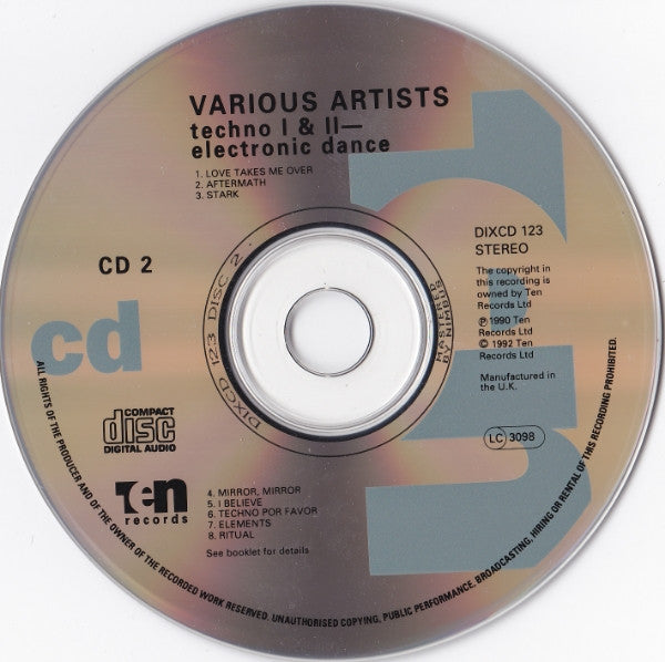 Various : Techno One And Two (Electronic Dance) (CD, Comp, RE + CD, Comp, RE + Comp)