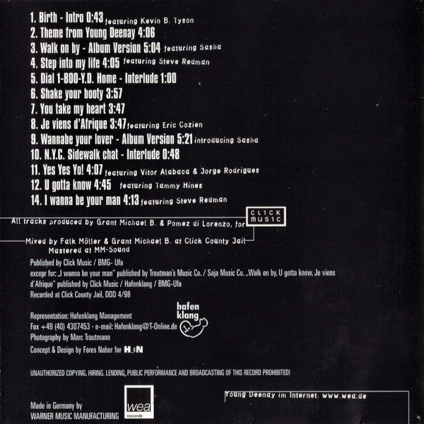 Young Deenay : Birth (CD, Album)