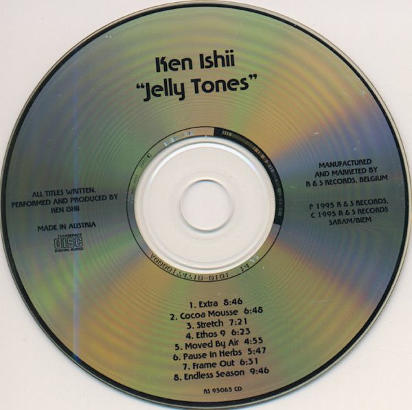 Ken Ishii : Jelly Tones (CD, Album, Promo)