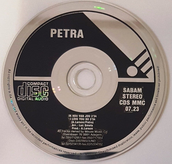 Petra (4) : Ik Hou Van Jou (CD, Single)