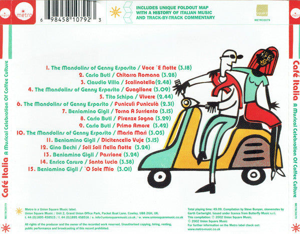 Various : Café Italia (A Musical Celebration Of Coffee Culture) (CD, Comp)