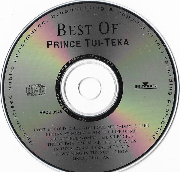 Prince Tui Teka : The Best Of (CD, Comp, RE)