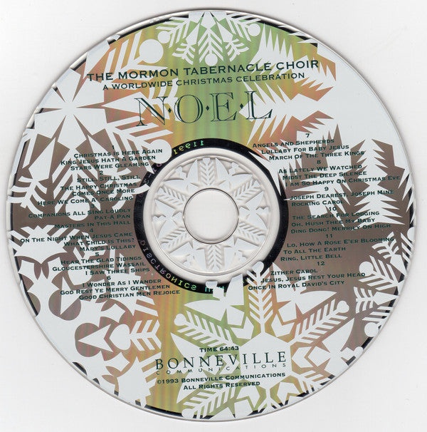 Mormon Tabernacle Choir : Noel (A Worldwide Christmas Celebration) (CD, Album)