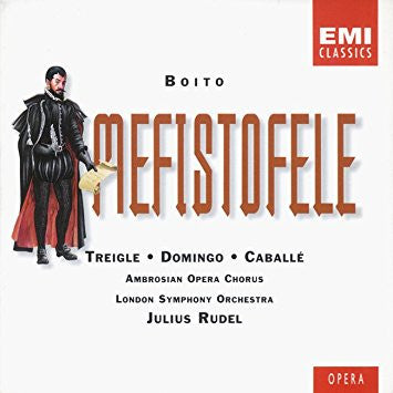 Arrigo Boito, Norman Treigle, Placido Domingo, Montserrat Caballé, The Ambrosian Opera Chorus, Wandsworth School Boys' Choir, London Symphony Orchestra, Julius Rudel : Mefistofele (2xCD, RE, RM, Box)