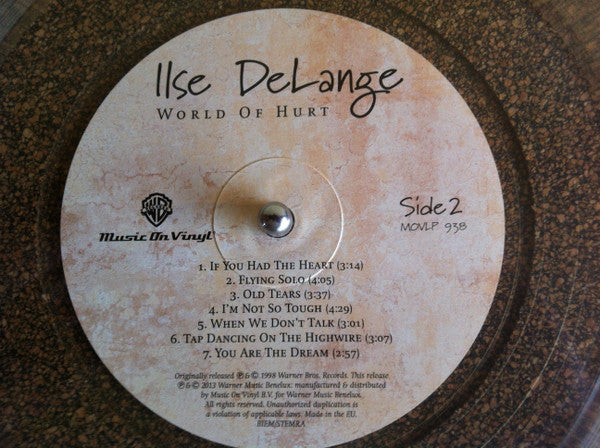 Ilse DeLange : World Of Hurt (LP, Album, Num, RE, Cle)