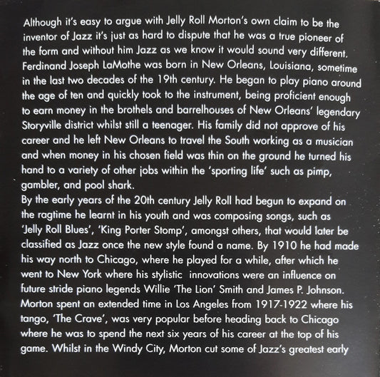 Jelly Roll Morton : The Essential Recordings (2xCD, Comp)