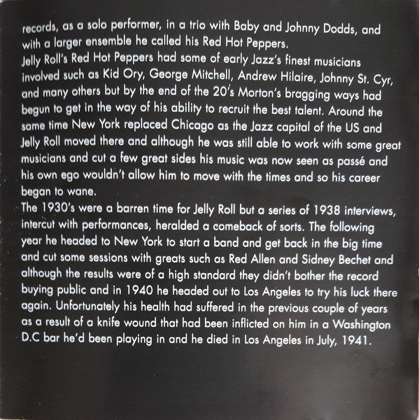 Jelly Roll Morton : The Essential Recordings (2xCD, Comp)