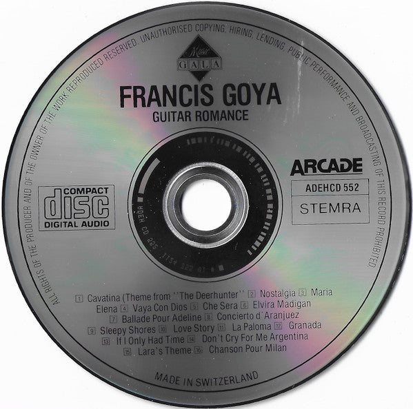 Francis Goya : Guitar Romance (CD, Comp)