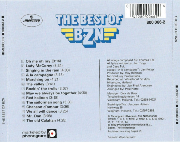 BZN : The Best Of BZN (CD, Comp, RE)