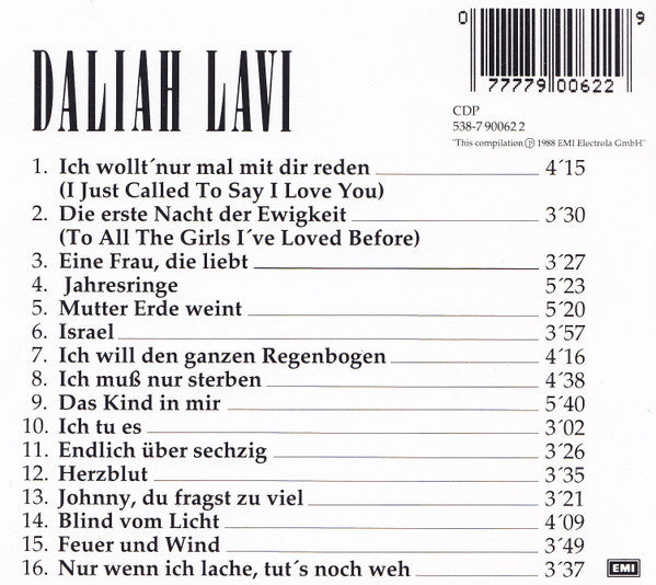 Daliah Lavi : Gold Collection (CD, Comp)