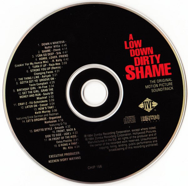 Various : A Low Down Dirty Shame (Music From The Motion Picture) (CD, Comp)