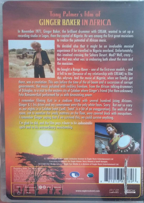 Ginger Baker : In Africa (DVD-V, Mono, NTSC)