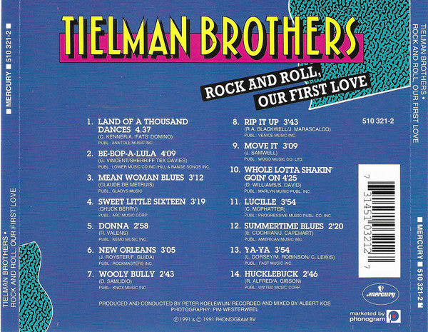 Tielman Brothers : Rock And Roll, Our First Love (CD, Album)