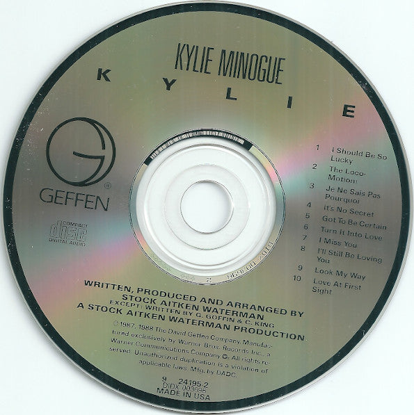 Kylie Minogue : Kylie (CD, Album)
