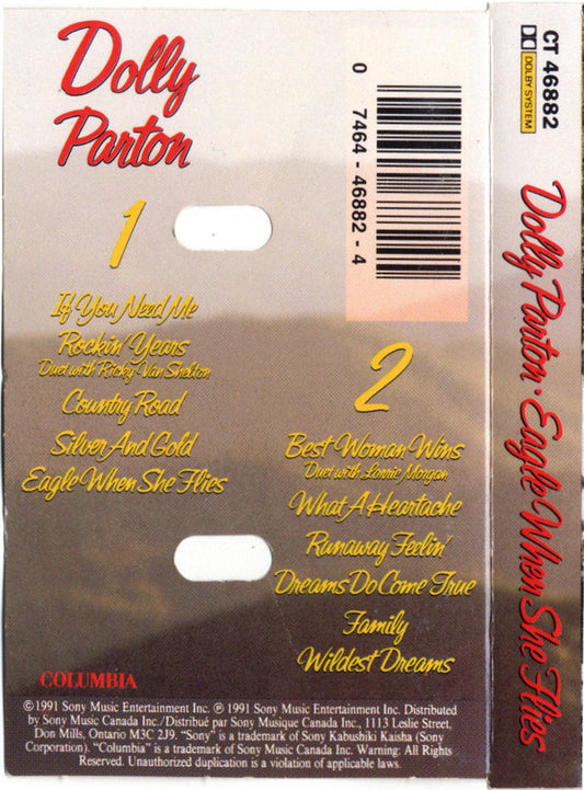 Dolly Parton : Eagle When She Flies (Cass, Album, Dol)