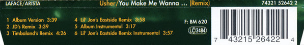 Usher : You Make Me Wanna... (Remix) (CD, Maxi)