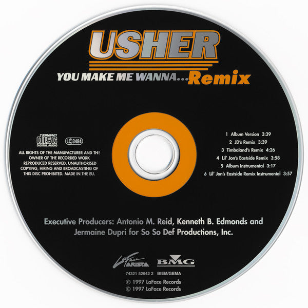 Usher : You Make Me Wanna... (Remix) (CD, Maxi)