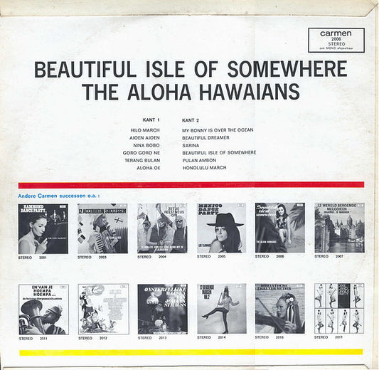 The Aloha Hawaiians : Beautiful Isle Of Somewhere (LP, Album)