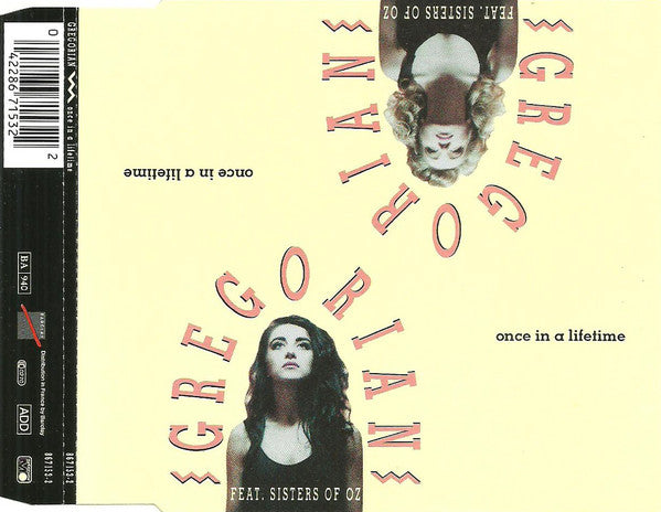 Gregorian (3) feat. Sisters Of Oz : Once In A Lifetime (CD, Maxi)