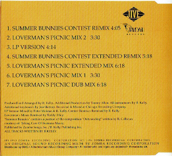 R. Kelly : Summer Bunnies (CD, Maxi)
