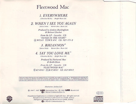 Fleetwood Mac : Everywhere (CD, Mini, Single)
