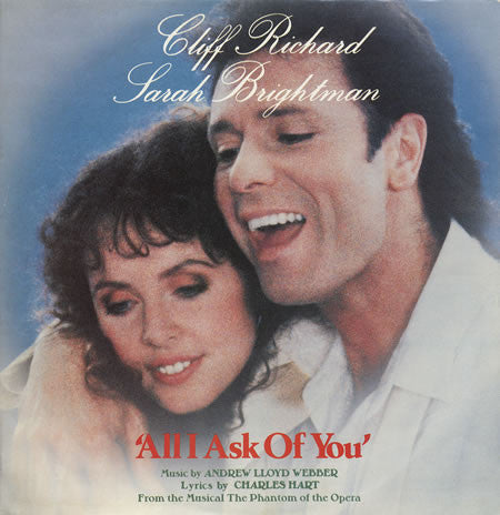 Cliff Richard And Sarah Brightman, Andrew Lloyd Webber : All I Ask Of You (12")