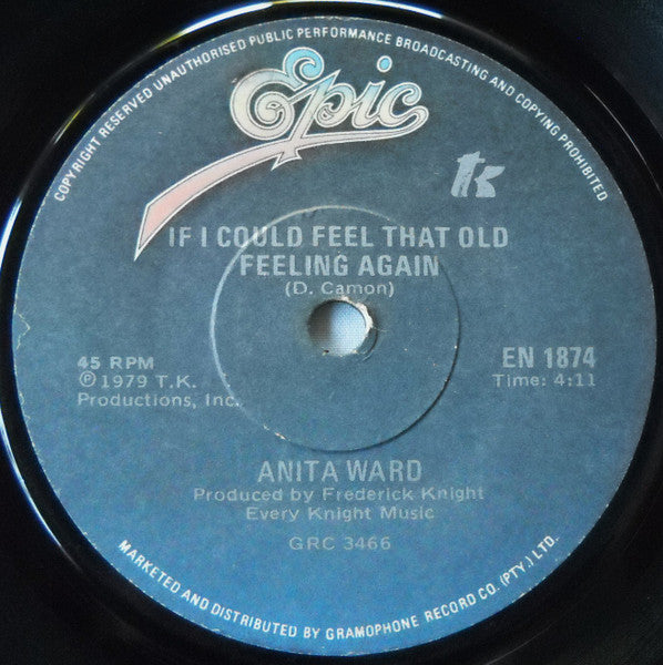 Anita Ward : Ring My Bell  (7", Single)