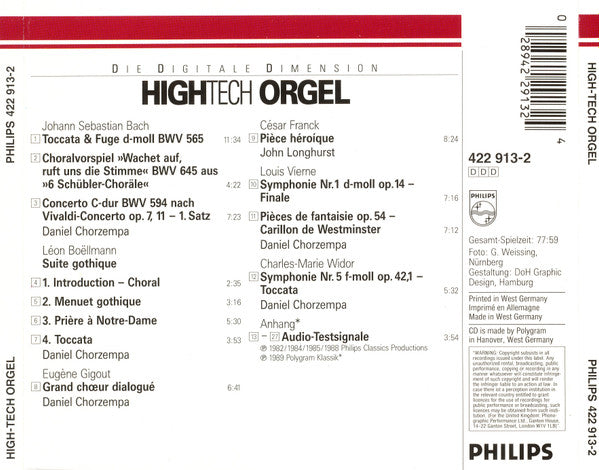 Various : Hightech Orgel (CD, Comp)