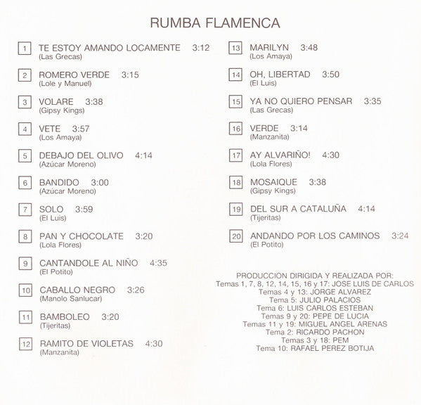 Various : Rumba Flamenca  (CD, Comp)